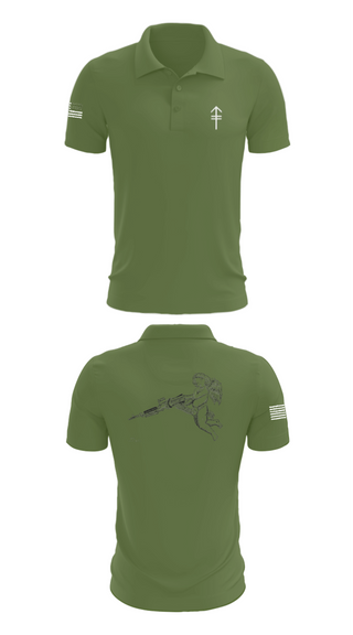 Short Sleeve Performance Polo, 2/2 3rd PLT Weapon SquadE TRP 3RD PLT WEAPONS SQUAD, Army, Teamtime, Team time, sublimation, custom sports apparel, team uniforms, spirit wear, spiritwear, sports uniforms, custom shirts, team store, custom team store, fundraiser sports, apparel fundraiser