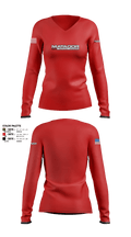 undefined Women's Long Sleeve V-neck Shirt - 6