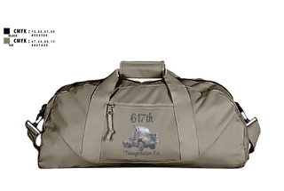 Duffle Bag, 617th Transportation Company, Army, Teamtime, Team time, sublimation, custom sports apparel, team uniforms, spirit wear, spiritwear, sports uniforms, custom shirts, team store, custom team store, fundraiser sports, apparel fundraiser