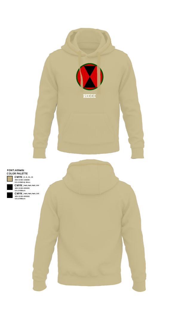 Hoodie, RECCE, Army, Teamtime, Team time, sublimation, custom sports apparel, team uniforms, spirit wear, spiritwear, sports uniforms, custom shirts, team store, custom team store, fundraiser sports, apparel fundraiser