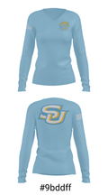 Southern University A & M College Softball 4385034 Women's Long Sleeve V-neck Shirt - 20