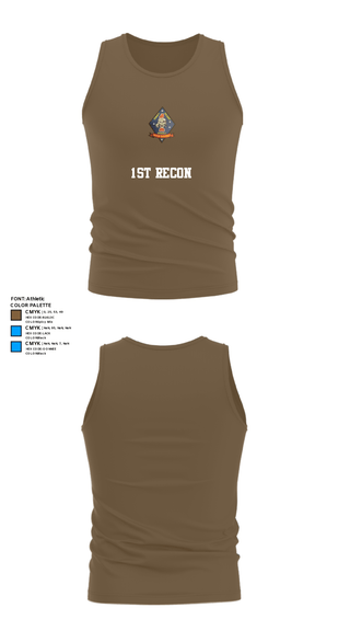 Tank Top, 1st Recon, Marines, Teamtime, Team time, sublimation, custom sports apparel, team uniforms, spirit wear, spiritwear, sports uniforms, custom shirts, team store, custom team store, fundraiser sports, apparel fundraiser