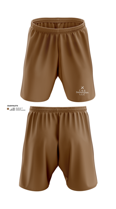 C&G Demolition L.L.C 56452026 Athletic Shorts With Pockets - 1