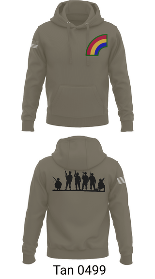 Hoodie, 42ND Infantry Division, Army, Teamtime, Team time, sublimation, custom sports apparel, team uniforms, spirit wear, spiritwear, sports uniforms, custom shirts, team store, custom team store, fundraiser sports, apparel fundraiser