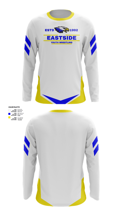 Eastside Youth Wrestling 9156231 Long Sleeve Performance Shirt 40