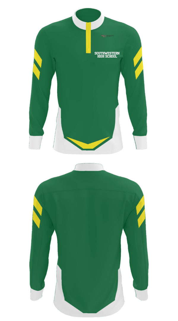 Quarter Zip Jacket, Southwestern High School, Spirit Store, Teamtime, Team time, sublimation, custom sports apparel, team uniforms, spirit wear, spiritwear, sports uniforms, custom shirts, team store, custom team store, fundraiser sports, apparel fundraiser