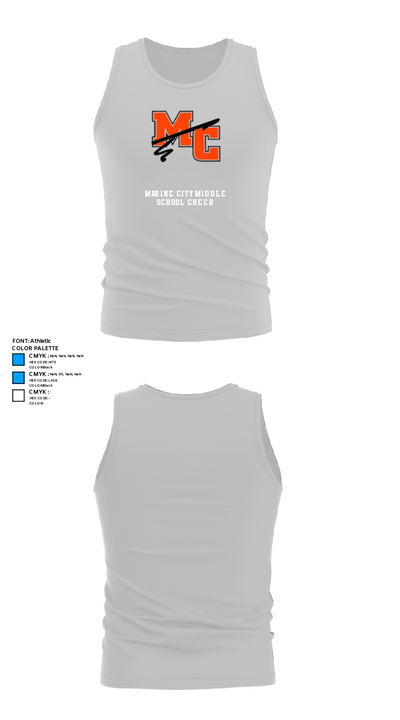 Marine City Middle School Cheer 35869165 Tank Top - 13