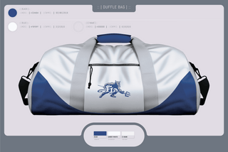 Duffle Bag, Fort Lupton, Women's Volleyball, Teamtime, Team time, sublimation, custom sports apparel, team uniforms, spirit wear, spiritwear, sports uniforms, custom shirts, team store, custom team store, fundraiser sports, apparel fundraiser