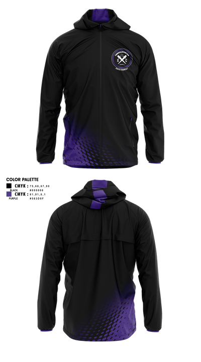 Throckmorton High School Cross Country 29705170 Windbreaker - 1