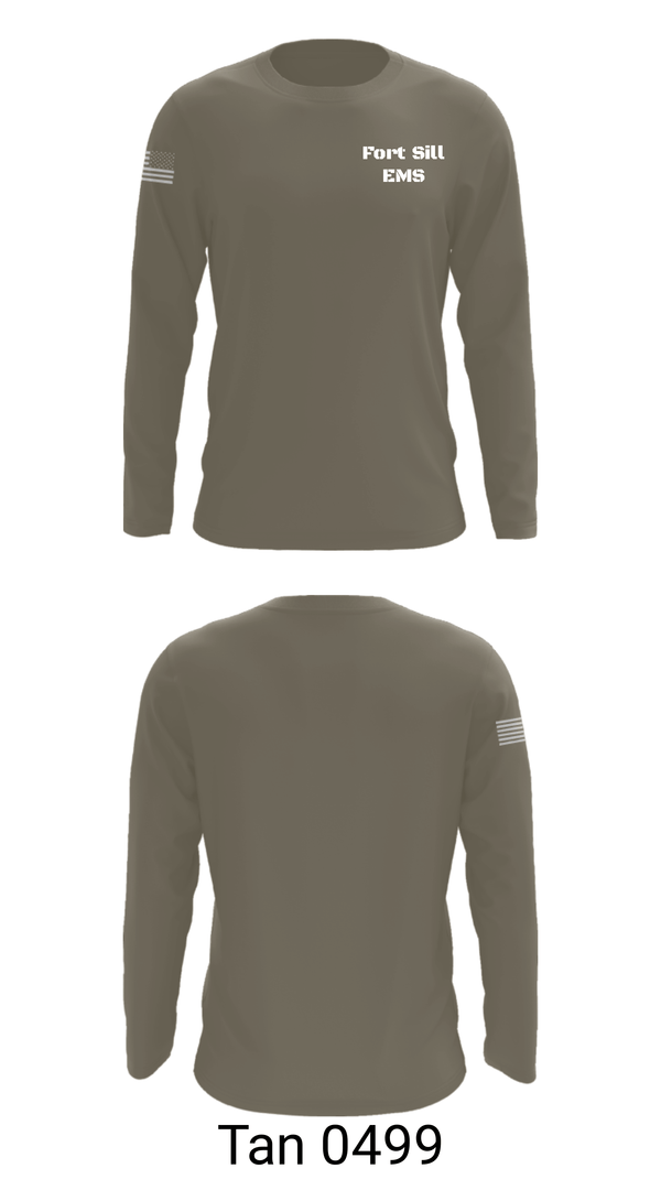 Long Sleeve Performance Shirt, Fort Sill EMS, Army, Teamtime, Team time, sublimation, custom sports apparel, team uniforms, spirit wear, spiritwear, sports uniforms, custom shirts, team store, custom team store, fundraiser sports, apparel fundraiser