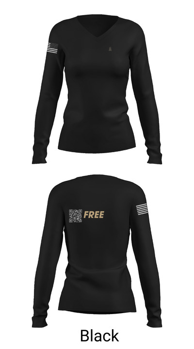 Imperial Estates Realty 32768950 Women's Long Sleeve V-neck Shirt - 35