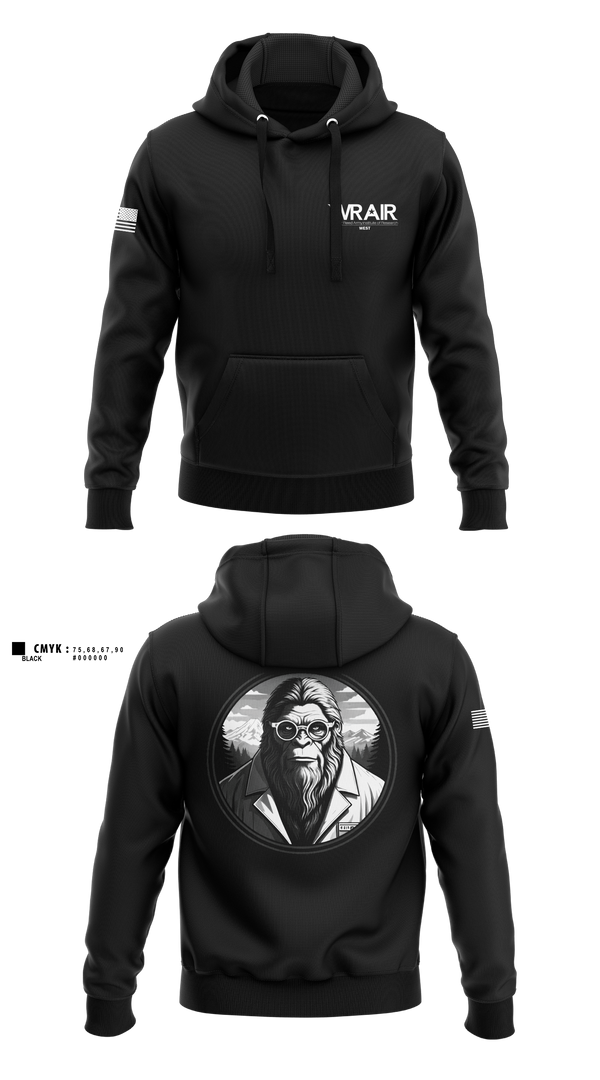 Hoodie, Walter Reed Army Institute of Research - West, , Teamtime, Team time, sublimation, custom sports apparel, team uniforms, spirit wear, spiritwear, sports uniforms, custom shirts, team store, custom team store, fundraiser sports, apparel fundraiser