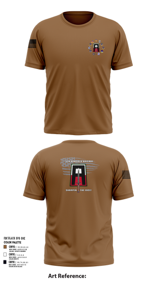 Short Sleeve Performance Shirt, 5th Armored Brigade, , Teamtime, Team time, sublimation, custom sports apparel, team uniforms, spirit wear, spiritwear, sports uniforms, custom shirts, team store, custom team store, fundraiser sports, apparel fundraiser