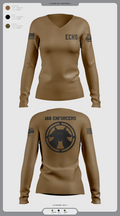 undefined Women's Long Sleeve V-neck Shirt - 5