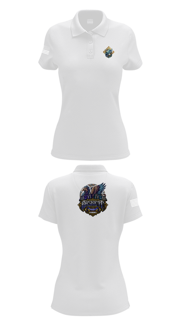 Womens Short Sleeve Performance Polo, Baskett Transport LLC, , Teamtime, Team time, sublimation, custom sports apparel, team uniforms, spirit wear, spiritwear, sports uniforms, custom shirts, team store, custom team store, fundraiser sports, apparel fundraiser