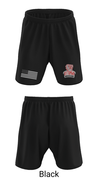 Athletic Shorts With Pockets, Ottumwa bulldogs, Wrestling, Teamtime, Team time, sublimation, custom sports apparel, team uniforms, spirit wear, spiritwear, sports uniforms, custom shirts, team store, custom team store, fundraiser sports, apparel fundraiser