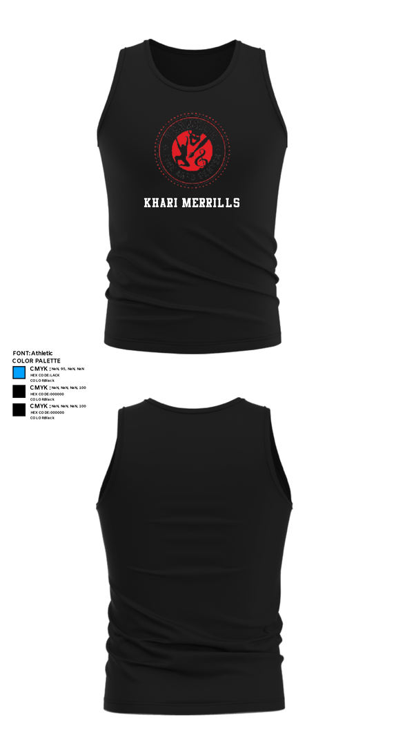 Tank Top, Khari merrills, Men's Basketball, Teamtime, Team time, sublimation, custom sports apparel, team uniforms, spirit wear, spiritwear, sports uniforms, custom shirts, team store, custom team store, fundraiser sports, apparel fundraiser