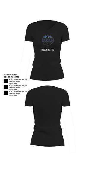 Womens Short Sleeve Vneck Shirt, Busch Latte, Army, Teamtime, Team time, sublimation, custom sports apparel, team uniforms, spirit wear, spiritwear, sports uniforms, custom shirts, team store, custom team store, fundraiser sports, apparel fundraiser