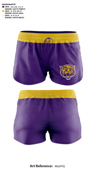Womens Shorts, Booneville High School Cheer, Cheer, Teamtime, Team time, sublimation, custom sports apparel, team uniforms, spirit wear, spiritwear, sports uniforms, custom shirts, team store, custom team store, fundraiser sports, apparel fundraiser