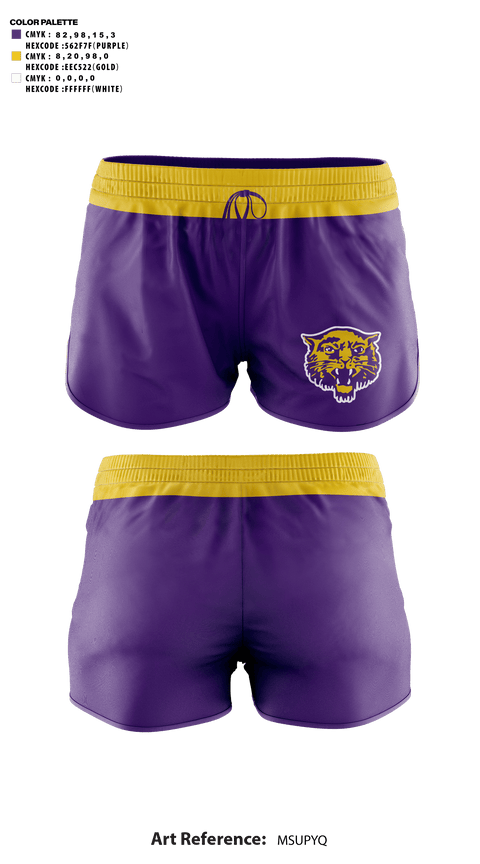 Womens Shorts, Booneville High School Cheer, Cheer, Teamtime, Team time, sublimation, custom sports apparel, team uniforms, spirit wear, spiritwear, sports uniforms, custom shirts, team store, custom team store, fundraiser sports, apparel fundraiser