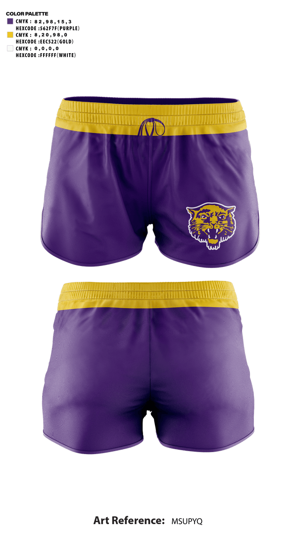 Womens Shorts, Booneville High School Cheer, Cheer, Teamtime, Team time, sublimation, custom sports apparel, team uniforms, spirit wear, spiritwear, sports uniforms, custom shirts, team store, custom team store, fundraiser sports, apparel fundraiser