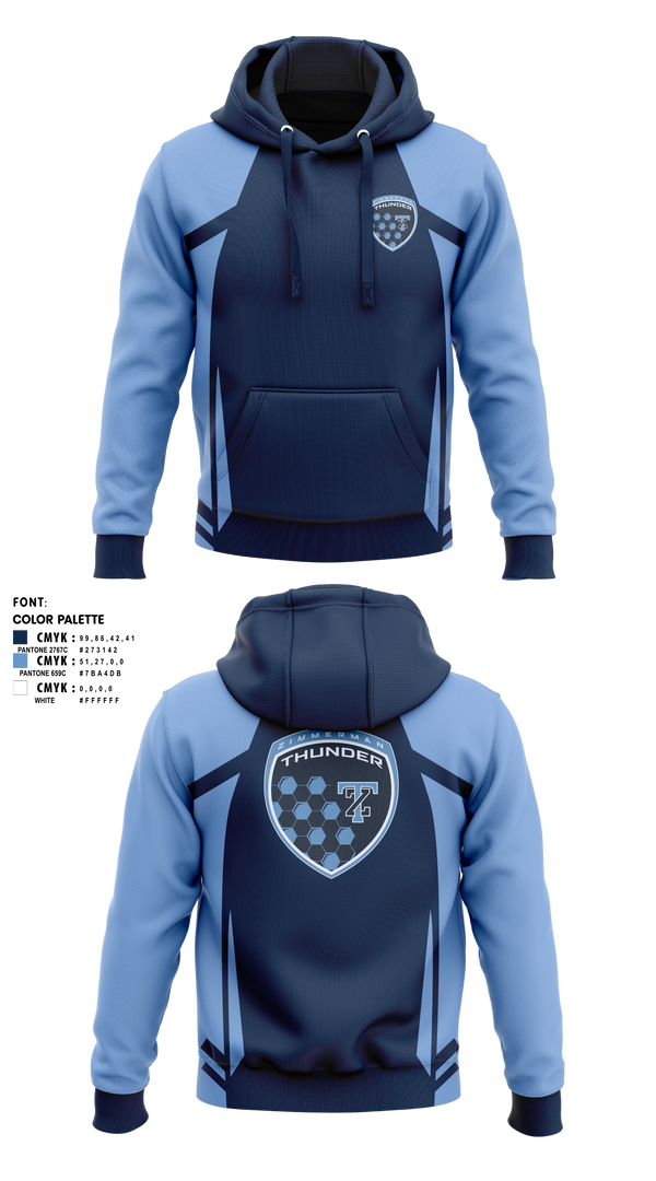 Hoodie, THUNDER, Men's Soccer, Teamtime, Team time, sublimation, custom sports apparel, team uniforms, spirit wear, spiritwear, sports uniforms, custom shirts, team store, custom team store, fundraiser sports, apparel fundraiser