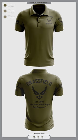 Short Sleeve Performance Polo, C/SMSgt Pope, Air Force, Teamtime, Team time, sublimation, custom sports apparel, team uniforms, spirit wear, spiritwear, sports uniforms, custom shirts, team store, custom team store, fundraiser sports, apparel fundraiser