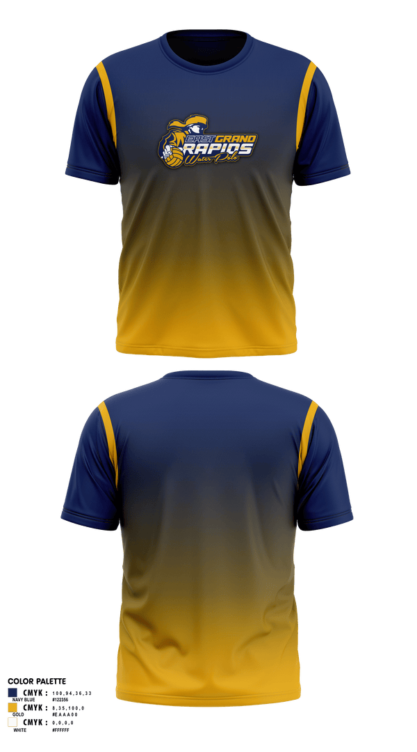 Short Sleeve Performance Shirt, East Grand Rapids, Water Polo, Teamtime, Team time, sublimation, custom sports apparel, team uniforms, spirit wear, spiritwear, sports uniforms, custom shirts, team store, custom team store, fundraiser sports, apparel fundraiser
