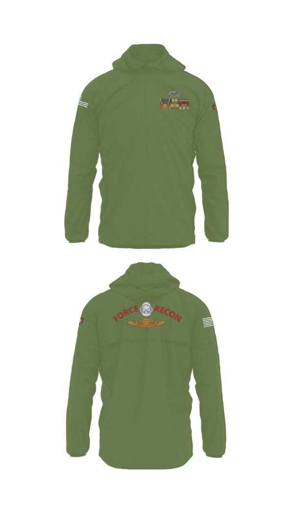 Windbreaker, B Co. 3rd Recon BnForce Reconnaissance, Marines, Teamtime, Team time, sublimation, custom sports apparel, team uniforms, spirit wear, spiritwear, sports uniforms, custom shirts, team store, custom team store, fundraiser sports, apparel fundraiser