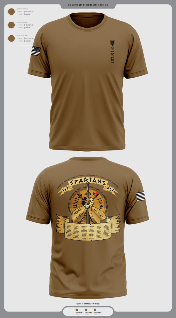 Short Sleeve Performance Shirt, Spartans, , Teamtime, Team time, sublimation, custom sports apparel, team uniforms, spirit wear, spiritwear, sports uniforms, custom shirts, team store, custom team store, fundraiser sports, apparel fundraiser