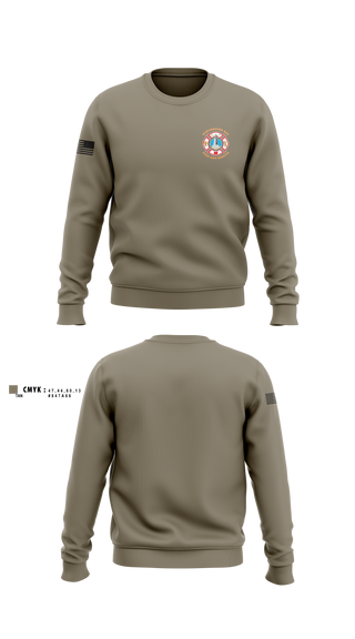 Crew Neck Sweatshirt, Winchester Bay Fire and Rescue, Fire Department, Teamtime, Team time, sublimation, custom sports apparel, team uniforms, spirit wear, spiritwear, sports uniforms, custom shirts, team store, custom team store, fundraiser sports, apparel fundraiser