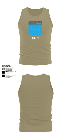 Tank Top, Pro 4, , Teamtime, Team time, sublimation, custom sports apparel, team uniforms, spirit wear, spiritwear, sports uniforms, custom shirts, team store, custom team store, fundraiser sports, apparel fundraiser
