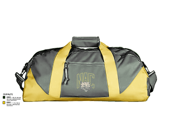 Duffle Bag, Northern Adirondack Central Middle School Soccer, Men's Soccer, Teamtime, Team time, sublimation, custom sports apparel, team uniforms, spirit wear, spiritwear, sports uniforms, custom shirts, team store, custom team store, fundraiser sports, apparel fundraiser