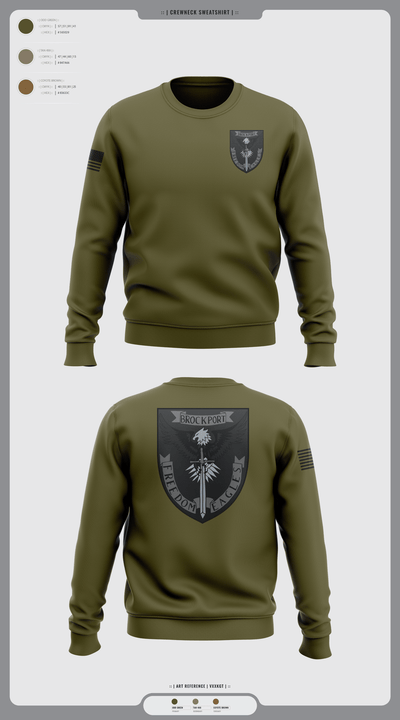 Brockport freedom eagles 89758878 Crew Neck Sweatshirt - 1