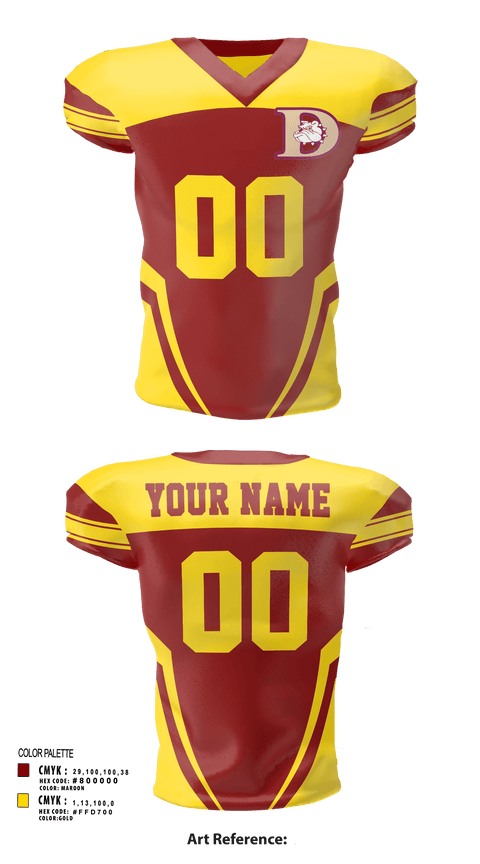 Football Jersey, Dixon High School Football, Football, Teamtime, Team time, sublimation, custom sports apparel, team uniforms, spirit wear, spiritwear, sports uniforms, custom shirts, team store, custom team store, fundraiser sports, apparel fundraiser