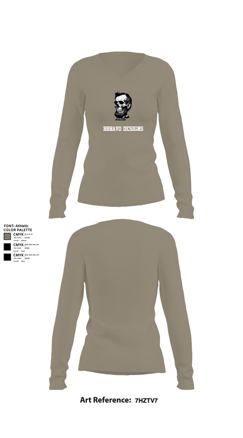 Womens Long Sleeve Vneck Shirt 1, BBravo Designs, , Teamtime, Team time, sublimation, custom sports apparel, team uniforms, spirit wear, spiritwear, sports uniforms, custom shirts, team store, custom team store, fundraiser sports, apparel fundraiser
