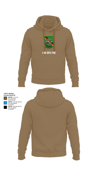 Hoodie, 1-10 SFG FSC, Army, Teamtime, Team time, sublimation, custom sports apparel, team uniforms, spirit wear, spiritwear, sports uniforms, custom shirts, team store, custom team store, fundraiser sports, apparel fundraiser