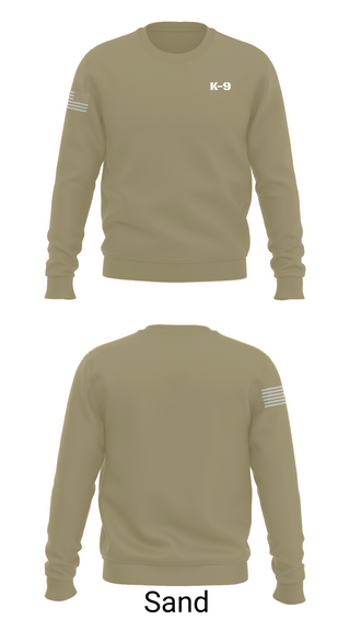 Crew Neck Sweatshirt, K-9, Police, Teamtime, Team time, sublimation, custom sports apparel, team uniforms, spirit wear, spiritwear, sports uniforms, custom shirts, team store, custom team store, fundraiser sports, apparel fundraiser