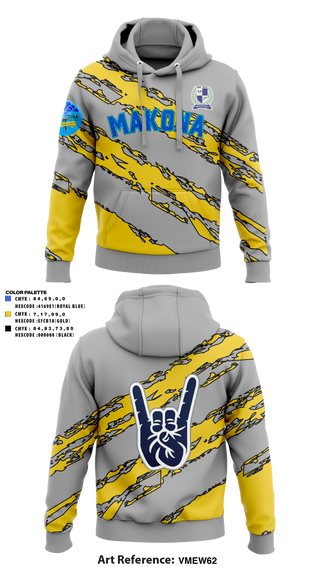 Hoodie, MAKONA Frat, E-Sports, Teamtime, Team time, sublimation, custom sports apparel, team uniforms, spirit wear, spiritwear, sports uniforms, custom shirts, team store, custom team store, fundraiser sports, apparel fundraiser