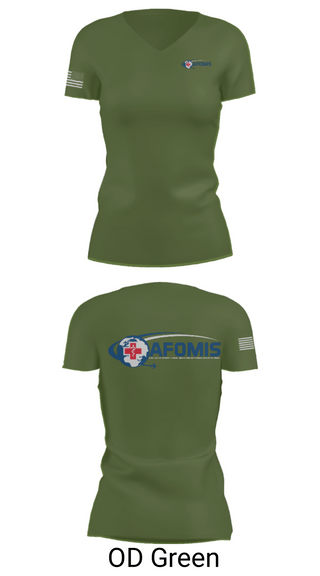 Women's Short Sleeve Vneck Shirt, AFOMIS, Air Force, Teamtime, Team time, sublimation, custom sports apparel, team uniforms, spirit wear, spiritwear, sports uniforms, custom shirts, team store, custom team store, fundraiser sports, apparel fundraiser