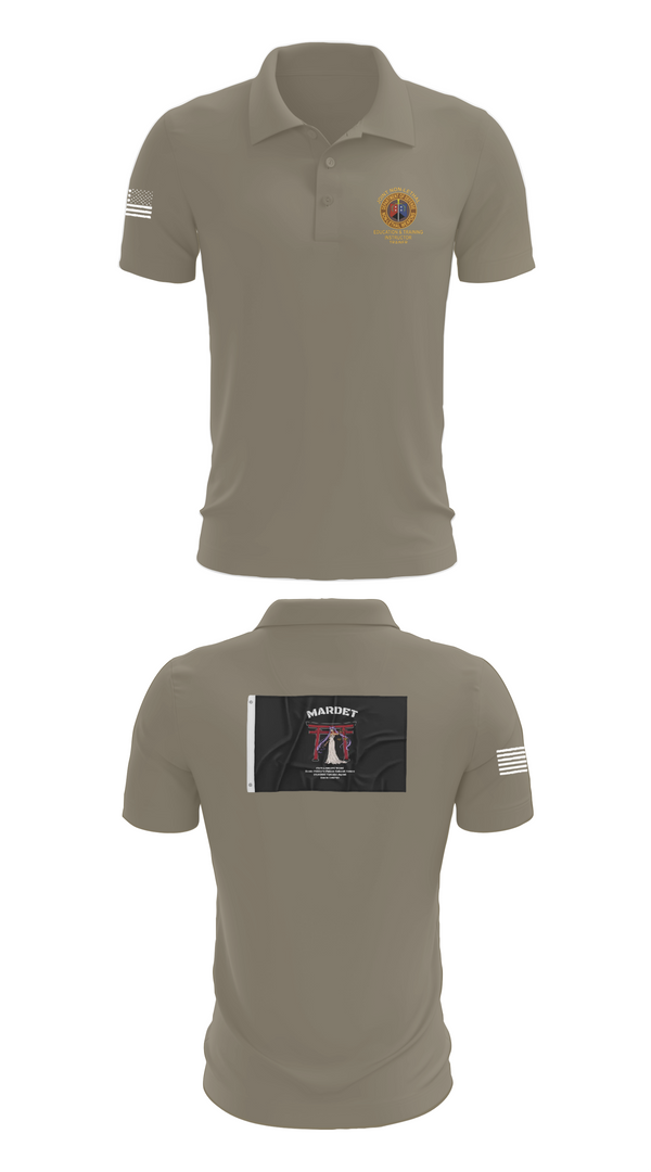 Short Sleeve Performance Polo, MARDET Fort Leonard Wood (FLW) DoD Interservice Non-Lethal Individual Weapons Instructor's Course Fort Leonard Wood Basic Military Police School House, , Teamtime, Team time, sublimation, custom sports apparel, team uniforms, spirit wear, spiritwear, sports uniforms, custom shirts, team store, custom team store, fundraiser sports, apparel fundraiser