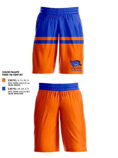 Branford High School Basketball 84333639 Mens Basketball Shorts 1