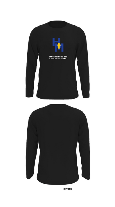 Hanson Memorial High School Cross Country 61098496 Long Sleeve Performance Shirt - 27