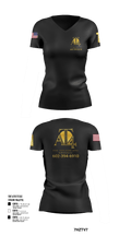 AT 4 pools and landscaping services llc 37065917 Women's Short Sleeve V-neck Shirt - 102