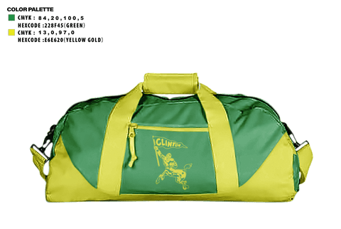 Duffle Bag, Clinton High School Golf, Golf, Teamtime, Team time, sublimation, custom sports apparel, team uniforms, spirit wear, spiritwear, sports uniforms, custom shirts, team store, custom team store, fundraiser sports, apparel fundraiser