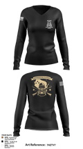 377th SMC 21529568 Women's Long Sleeve V-neck Shirt -1 110