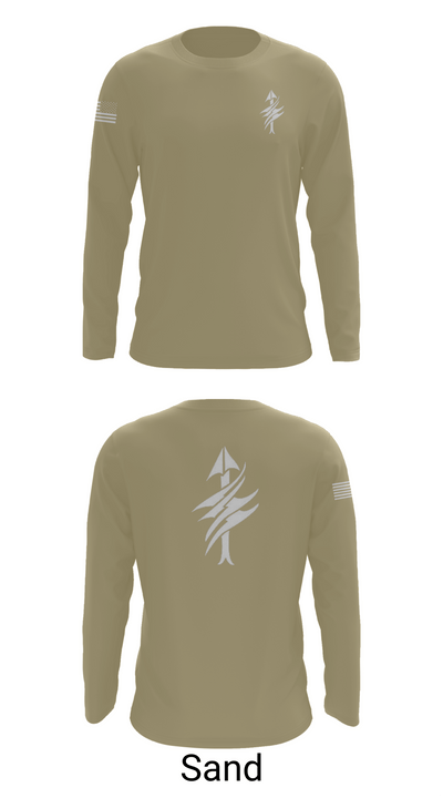 3rd Battalion 2nd Marines Scout Sniper Platoon 1879947 Long Sleeve Performance Shirt 86