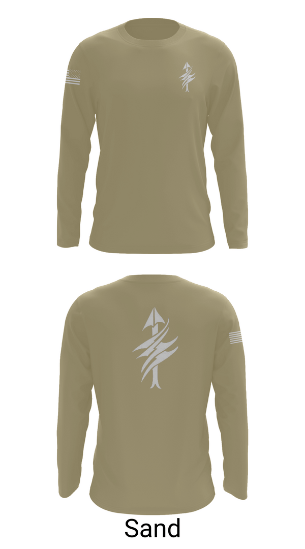 Long Sleeve Performance Shirt, 3rd Battalion 2nd Marines Scout Sniper Platoon, Marines, Teamtime, Team time, sublimation, custom sports apparel, team uniforms, spirit wear, spiritwear, sports uniforms, custom shirts, team store, custom team store, fundraiser sports, apparel fundraiser