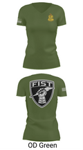 1-200 Infantry 56519387 Women's Short Sleeve V-neck Shirt - 46