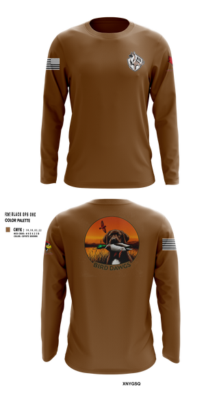 Long Sleeve Performance Shirt, Bird dawgs, Army, Teamtime, Team time, sublimation, custom sports apparel, team uniforms, spirit wear, spiritwear, sports uniforms, custom shirts, team store, custom team store, fundraiser sports, apparel fundraiser